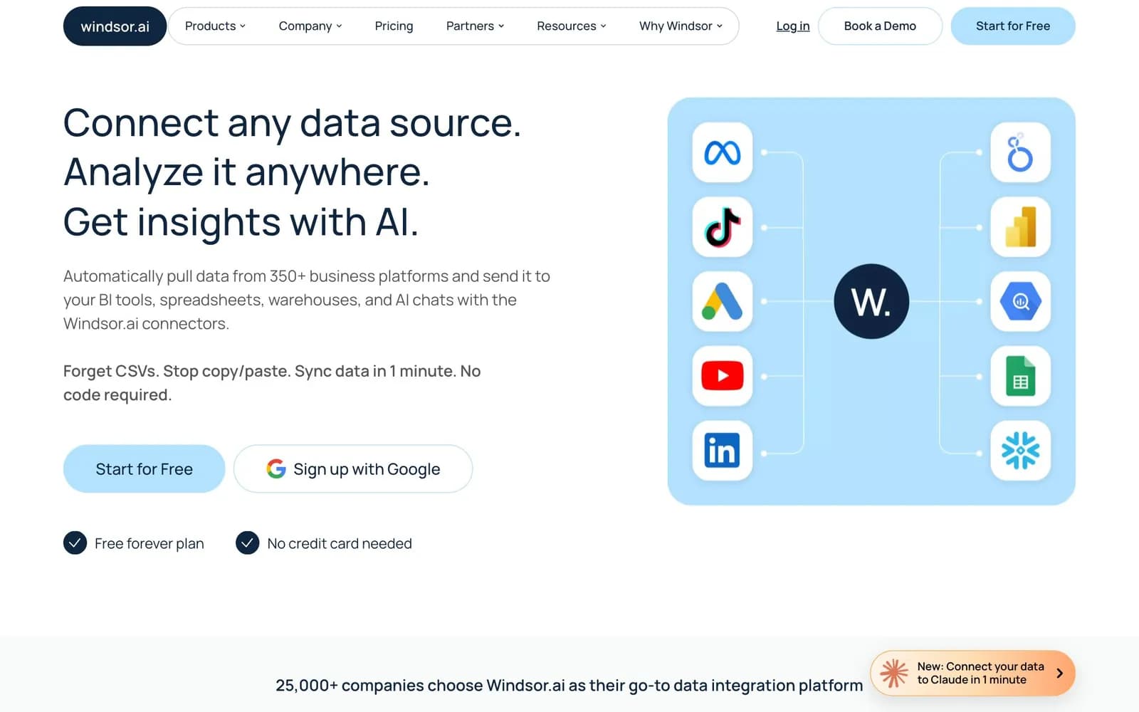Windsor.ai homepage, 23 October 2026
